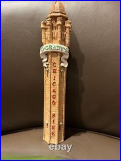Chicago Fire Water Tower Tap Handle Defunct O'Grady's Pub Circa 1990 Brewerania
