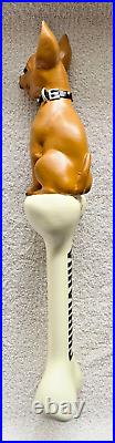 Chihuahua Cerveza Rico Lager Figural Beer Tap Handle Rare Chihuahua Puppy Dog