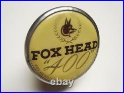 Circa 1950s Fox Head 400 Oversized Ball Knob, Brown Fox Version, Waukesha, WI