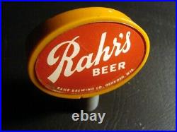 Circa 1950s Rahrs Oval Tap Handle, Oshkosh, Wisconsin