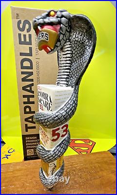 Cobra Scare BEER Tap Handle New in Box 12 Mothers Brewing MISSOURI Brewery