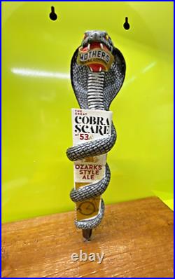 Cobra Scare BEER Tap Handle New in Box 12 Mothers Brewing MISSOURI Brewery