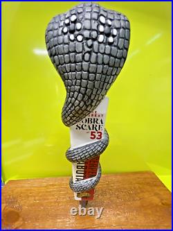 Cobra Scare BEER Tap Handle New in Box 12 Mothers Brewing MISSOURI Brewery