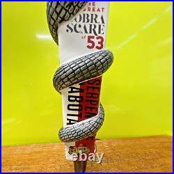 Cobra Scare BEER Tap Handle New in Box 12 Mothers Brewing MISSOURI Brewery