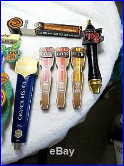 Collection Lot of 26 New & Used Beer Tap Handles