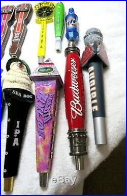Collection Lot of 31 New & Pre-Owned Beer Tap Handles