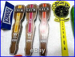 Collection Lot of 31 New & Pre-Owned Beer Tap Handles