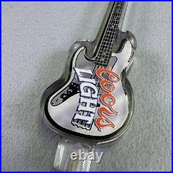 Coors Light Beer Guitar Tap Handle Vintage Rock & Roll Bar Man Cave Decor Coors Light Beer Guitar Tap Handle Vintage Rock & Roll Bar Man Cave Decor