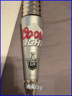 Coors Light Stanley Cup Playoffs Beer Tap Handle NHL Hockey Lord Stanley 12 NIB