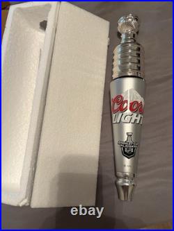 Coors Light Stanley Cup Playoffs Beer Tap Handle NHL Hockey Lord Stanley 12 NIB