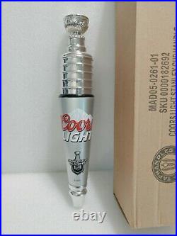 Coors Light Stanley Cup Playoffs Hockey NIB 12 Draft Beer Tap Handle Mancave
