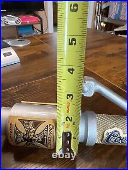 Coors Original Jessie James Motorcycle Beer Tap Handle, Knob. Very Good Cond