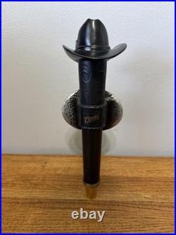 Coors Original Tap Handle Cowboy Hat Belt Buckle Black Rare 11 Nice Man Cave