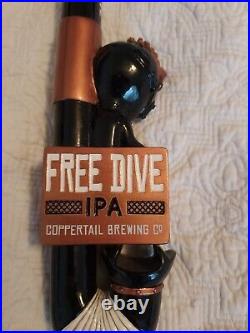 Coppertail Brewing Co. Free Dive IPA 12.5 Beer Tap Handle Mancave