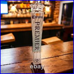 Corona Premier Cerveza Beer Tap Handle 13 withSilver Crown Topper Limited Edition