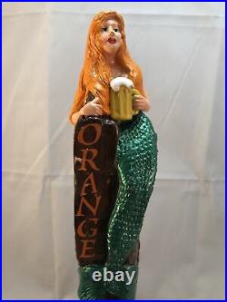Coronado Orange Pale Ale Beer Tap Handle Non Reproduction Figural Mermaid Tap