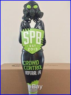 Crowd Control Imperial IPA SPB Southern Prohibition Rare Figural Beer Tap Handle