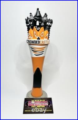 Crowded Castle Brewing Company Pennsylvania Beer Tap Handle 10.5 Tall New Rare