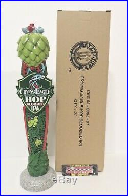Crying Eagle Hop Blooded IPA Beer Tap Handle 12 Tall Brand New In Box RARE