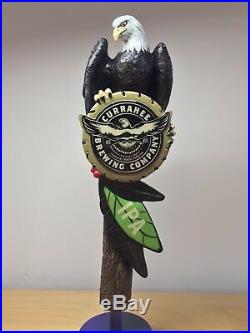 Currahee Brewing American Bald Eagle Hawk Bird IPA Brew Beer Tap Handle NIB