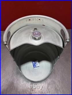Custom Keg Urinal with Top Manual Flush & Beer Tap Handle
