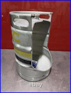 Custom Keg Urinal with Top Manual Flush & Beer Tap Handle