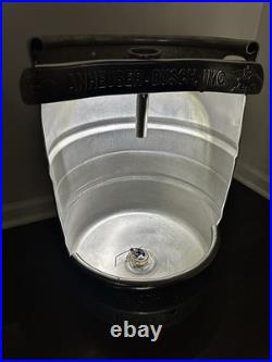 Custom Keg Urinal with Top Manual Flush & Beer Tap Handle