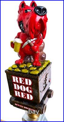 DENALI BREWING RED DOG SALOON Beer Tap handle. ALASKA