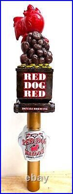 DENALI BREWING RED DOG SALOON Beer Tap handle. ALASKA