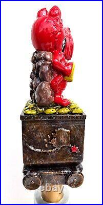 DENALI BREWING RED DOG SALOON Beer Tap handle. ALASKA