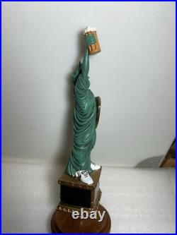 DEPARTED SOLES BREWING STATUE OF LIBERTY draft beer tap handle. NEW JERSEY