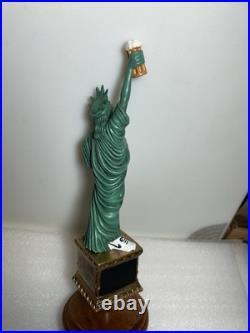 DEPARTED SOLES BREWING STATUE OF LIBERTY draft beer tap handle. NEW JERSEY