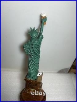DEPARTED SOLES BREWING STATUE OF LIBERTY draft beer tap handle. NEW JERSEY