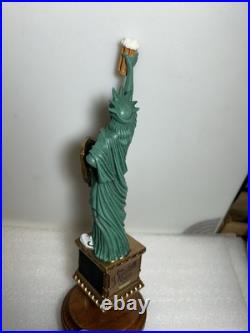 DEPARTED SOLES BREWING STATUE OF LIBERTY draft beer tap handle. NEW JERSEY
