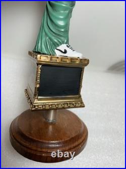 DEPARTED SOLES BREWING STATUE OF LIBERTY draft beer tap handle. NEW JERSEY