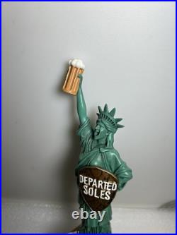 DEPARTED SOLES BREWING STATUE OF LIBERTY draft beer tap handle. NEW JERSEY DEPARTED SOLES BREWING STATUE OF LIBERTY draft beer tap handle. NEW JERSEY