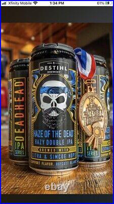 DESTIHL BREWING DEADHEAD CRAFT IPA SERIES draft beer tap handle