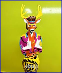 DEVILS BACKBONE BUCK TRADITION JUICY MAGIC IPA 11 BEER Tap Handle VIRGINIA Brew