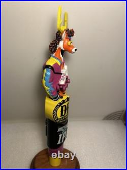 DEVILS BACKBONE JUICY MAGIC IPA BUCK TRADITION 1970'S beer tap handle VIRGINIA