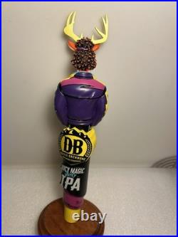 DEVILS BACKBONE JUICY MAGIC IPA BUCK TRADITION 1970'S beer tap handle VIRGINIA