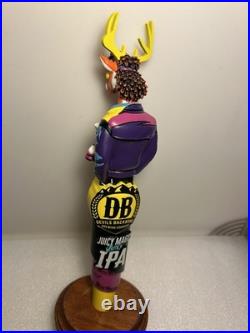 DEVILS BACKBONE JUICY MAGIC IPA BUCK TRADITION 1970'S beer tap handle VIRGINIA