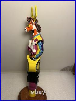 DEVILS BACKBONE JUICY MAGIC IPA BUCK TRADITION 1970'S beer tap handle VIRGINIA