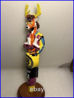 DEVILS BACKBONE JUICY MAGIC IPA BUCK TRADITION 1970'S beer tap handle VIRGINIA DEVILS BACKBONE JUICY MAGIC IPA BUCK TRADITION 1970'S beer tap handle VIRGINIA