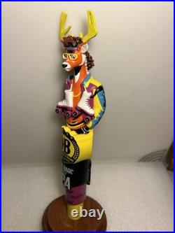 DEVILS BACKBONE JUICY MAGIC IPA BUCK TRADITION 1970'S beer tap handle VIRGINIA