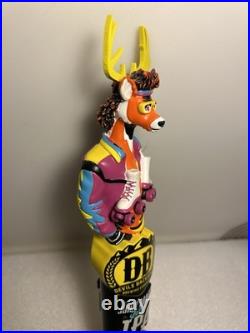 DEVILS BACKBONE JUICY MAGIC IPA BUCK TRADITION 1970'S beer tap handle VIRGINIA DEVILS BACKBONE JUICY MAGIC IPA BUCK TRADITION 1970'S beer tap handle VIRGINIA