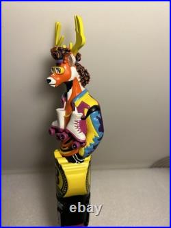 DEVILS BACKBONE JUICY MAGIC IPA BUCK TRADITION 1970'S beer tap handle VIRGINIA