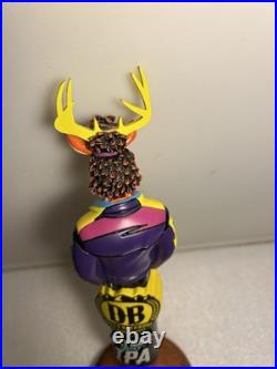 DEVILS BACKBONE JUICY MAGIC IPA BUCK TRADITION 1970'S beer tap handle VIRGINIA