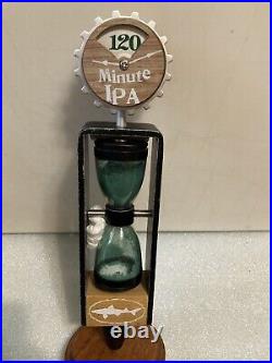 DOGFISH HEAD UBER MINUTE IPA HOURGLASS DESIGN draft beer tap handle. DELAWARE