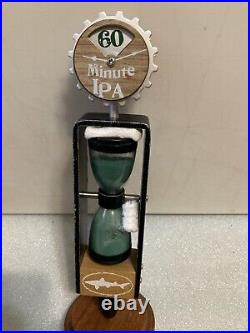 DOGFISH HEAD UBER MINUTE IPA HOURGLASS DESIGN draft beer tap handle. DELAWARE