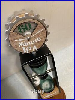 DOGFISH HEAD UBER MINUTE IPA HOURGLASS DESIGN draft beer tap handle. DELAWARE